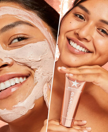GlamGlow Brightmud Dual Action Exfoliating Treatment Mask